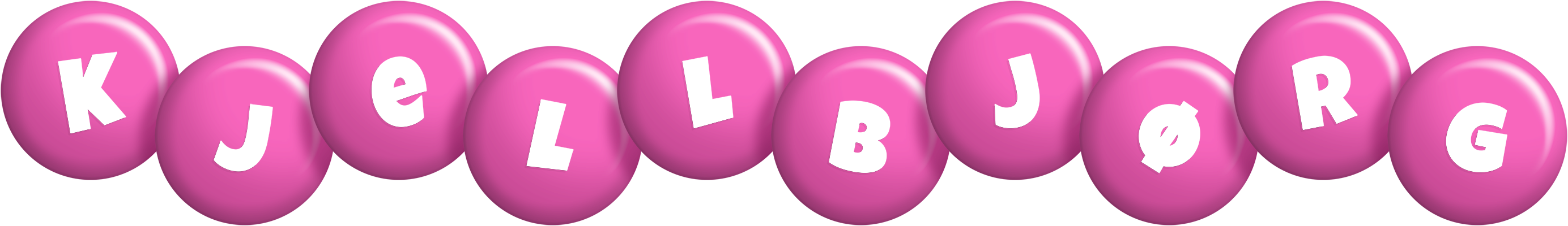 Kjellbjørg candy-pink logo