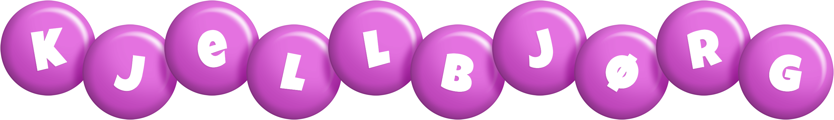 Kjellbjørg candy-purple logo