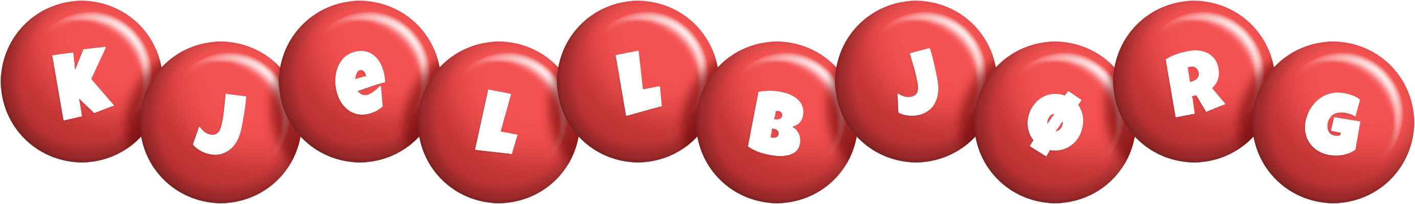 Kjellbjørg candy-red logo