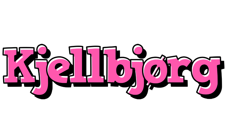Kjellbjørg girlish logo