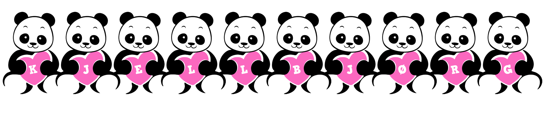 Kjellbjørg love-panda logo