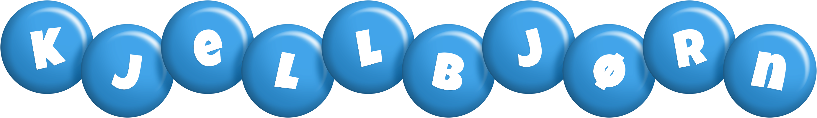 Kjellbjørn candy-blue logo