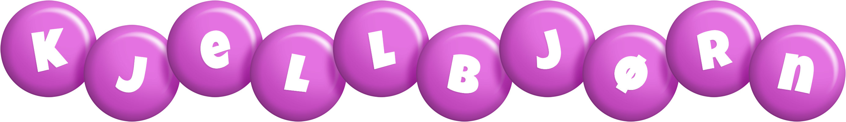 Kjellbjørn candy-purple logo