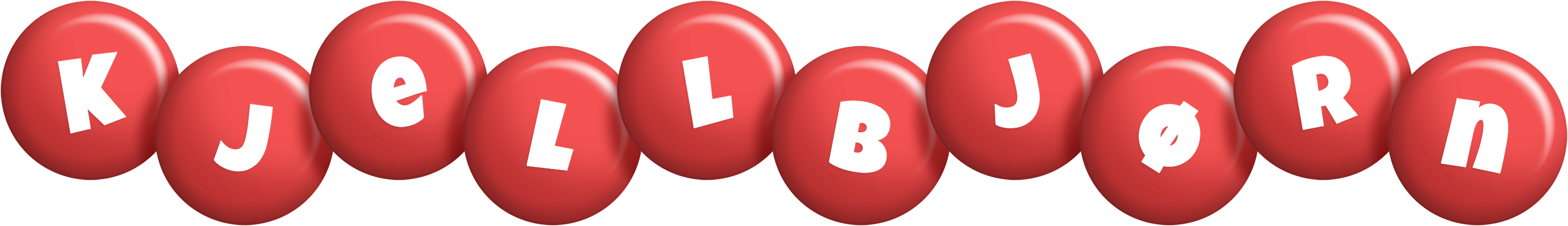 Kjellbjørn candy-red logo