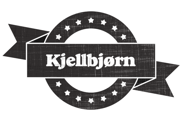 Kjellbjørn grunge logo