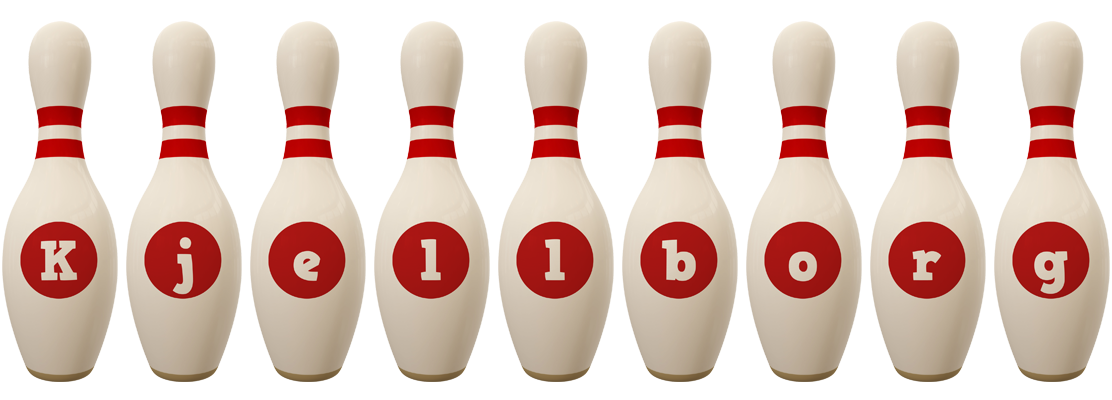 Kjellborg bowling-pin logo