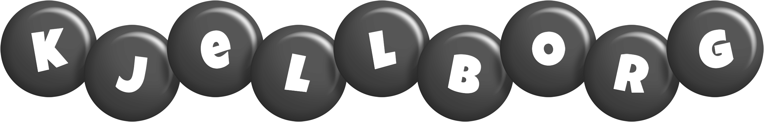 Kjellborg candy-black logo