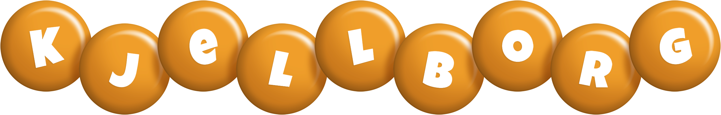 Kjellborg candy-orange logo