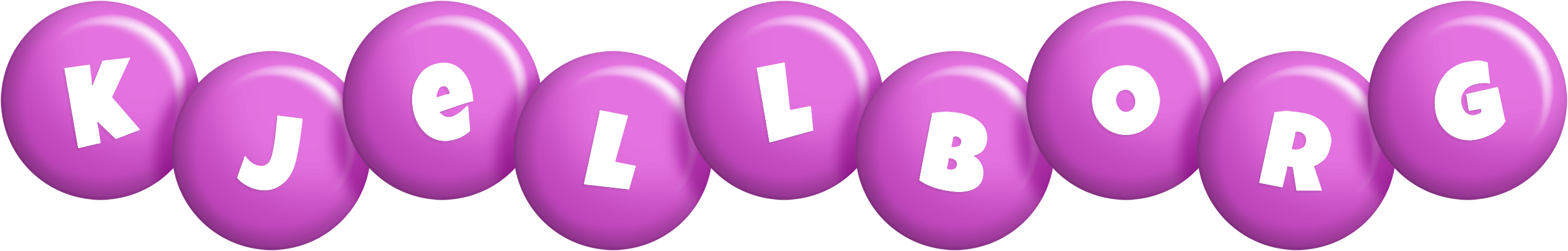 Kjellborg candy-purple logo