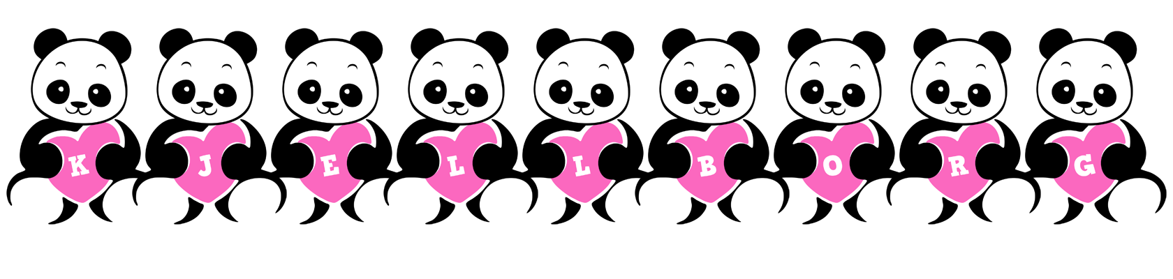 Kjellborg love-panda logo