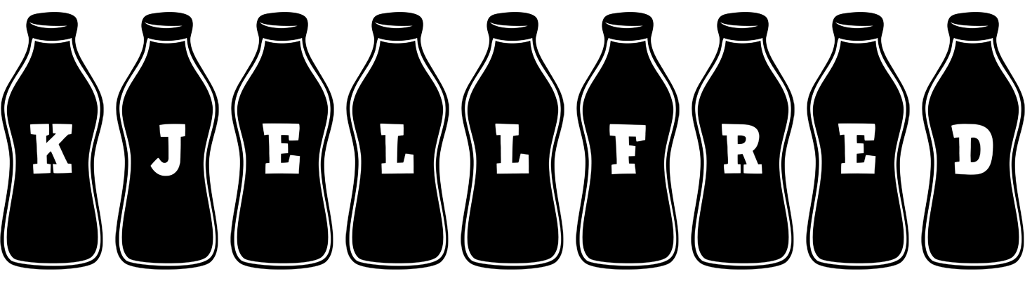 Kjellfred bottle logo