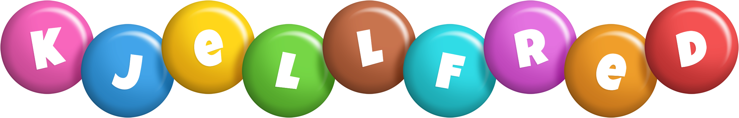 Kjellfred candy logo