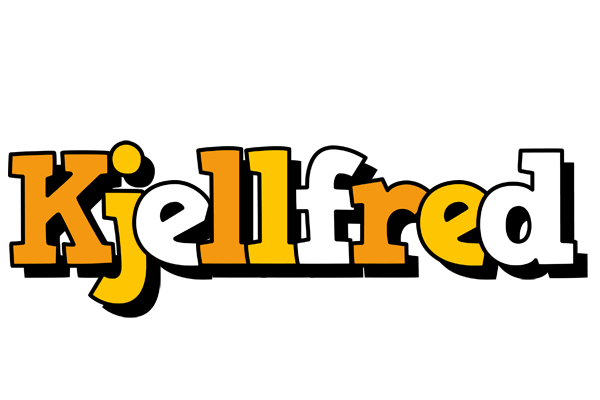 Kjellfred cartoon logo