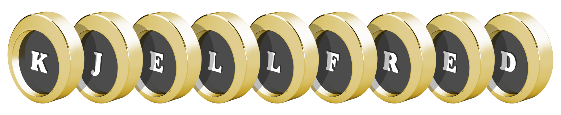 Kjellfred gold logo