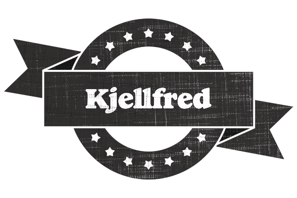 Kjellfred grunge logo