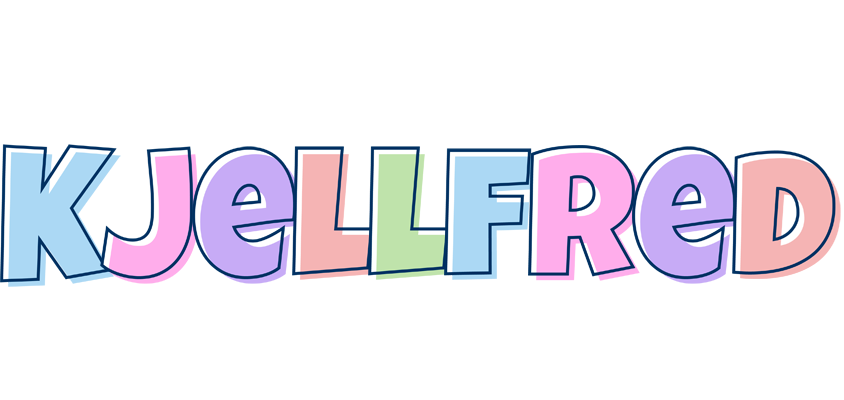 Kjellfred pastel logo