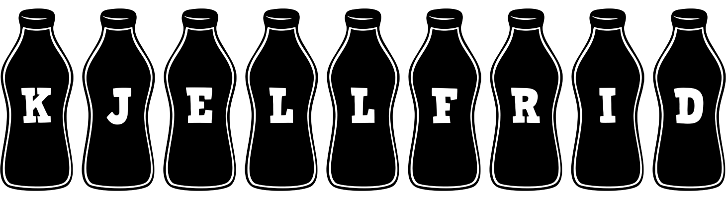 Kjellfrid bottle logo
