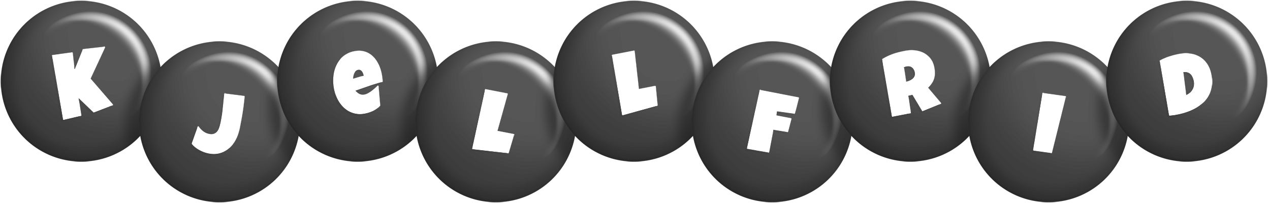 Kjellfrid candy-black logo