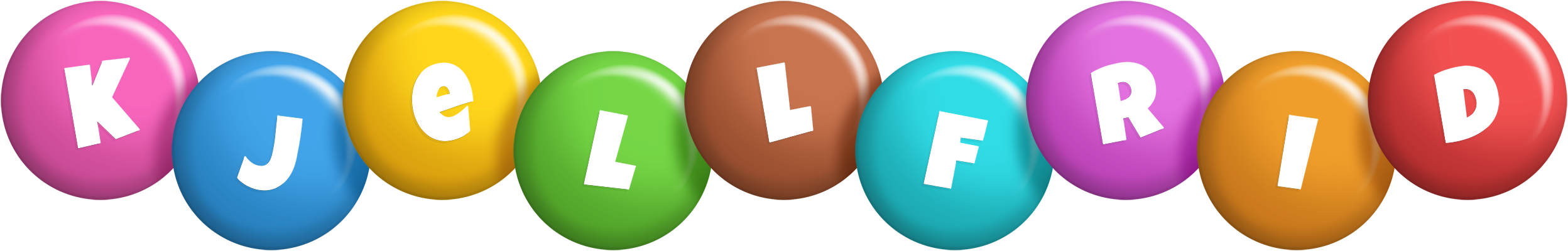 Kjellfrid candy logo