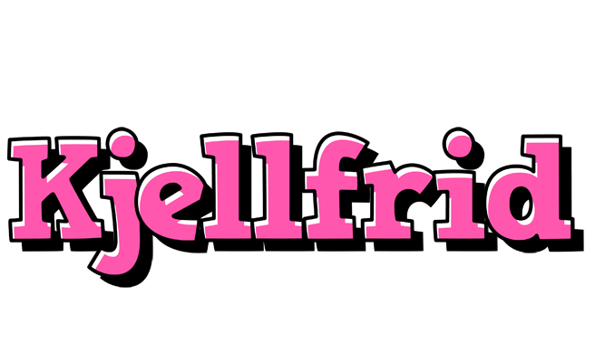 Kjellfrid girlish logo