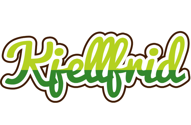 Kjellfrid golfing logo