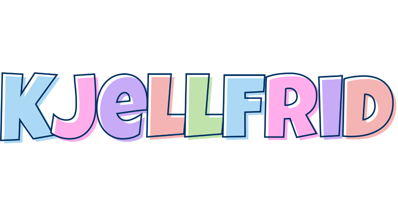 Kjellfrid pastel logo