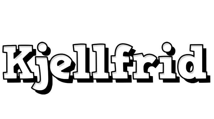 Kjellfrid snowing logo