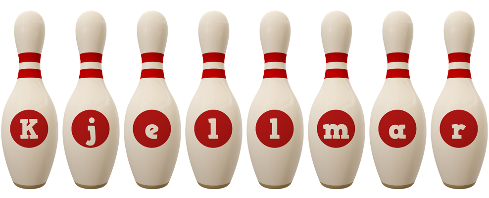 Kjellmar bowling-pin logo