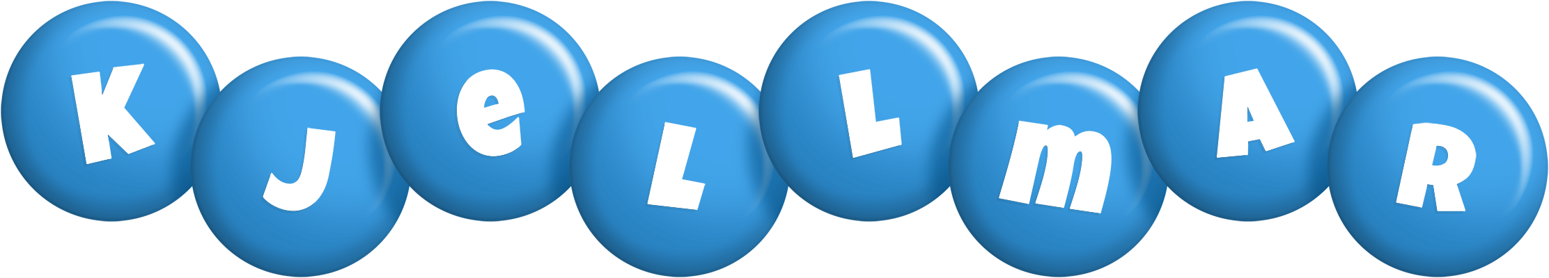 Kjellmar candy-blue logo