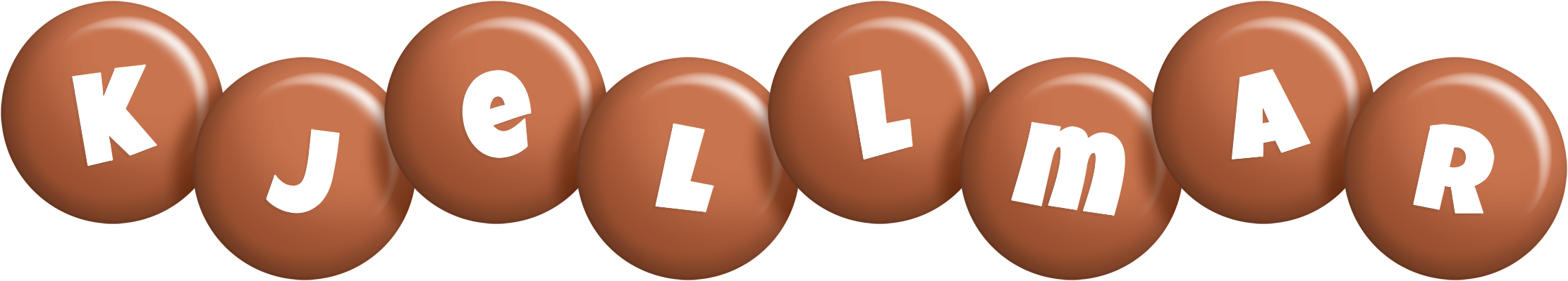 Kjellmar candy-brown logo