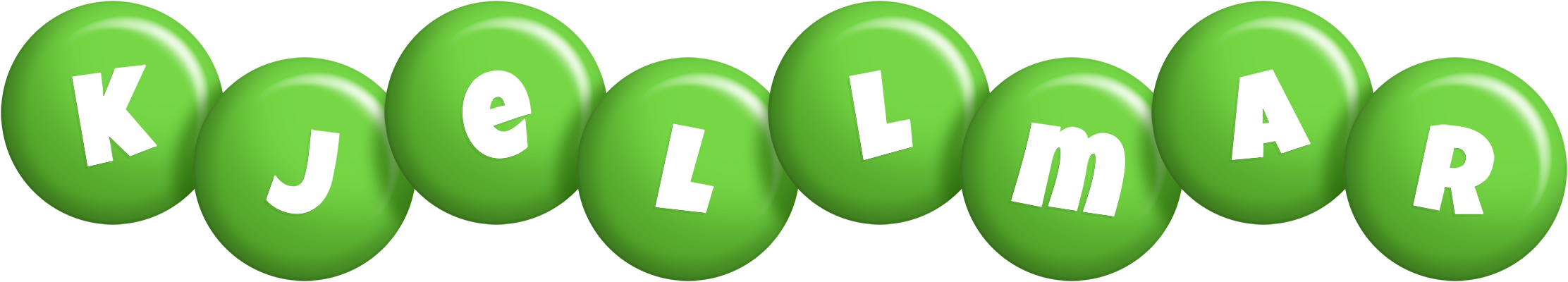 Kjellmar candy-green logo