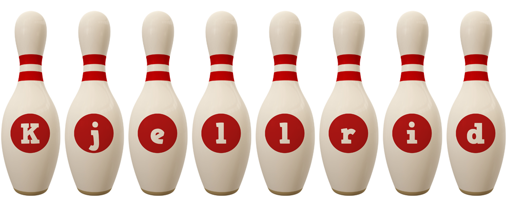 Kjellrid bowling-pin logo