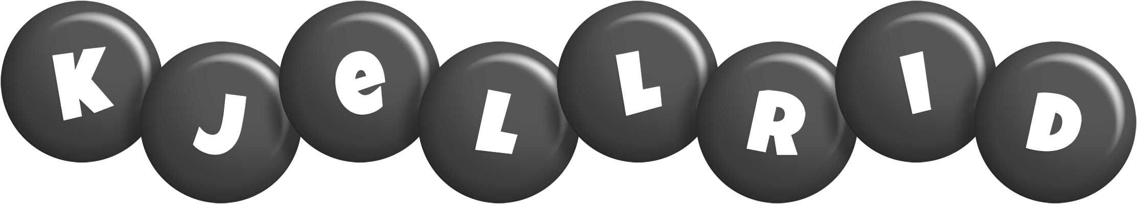 Kjellrid candy-black logo