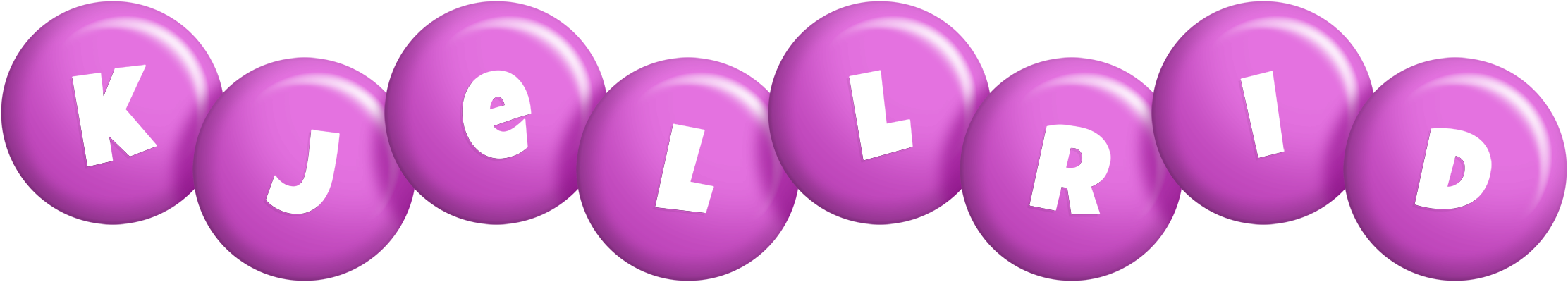 Kjellrid candy-purple logo