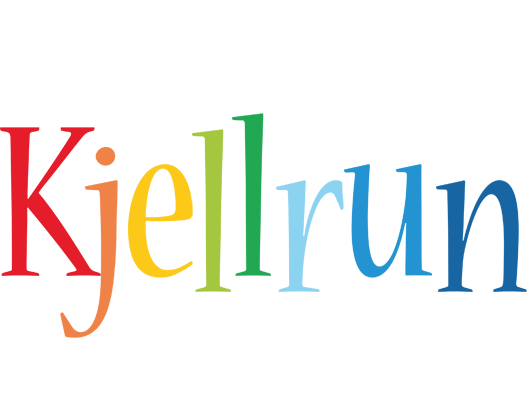 Kjellrun birthday logo