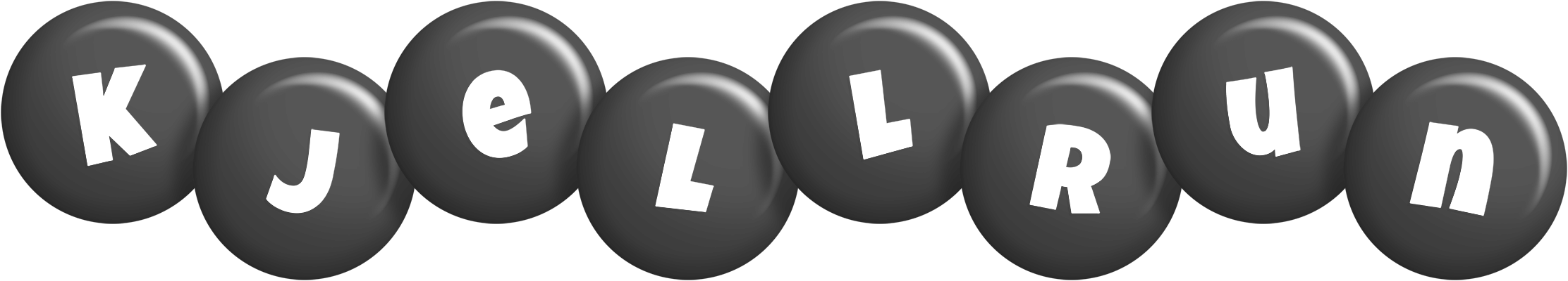 Kjellrun candy-black logo