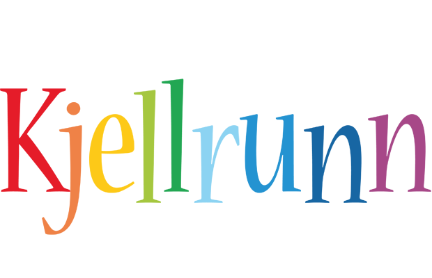 Kjellrunn birthday logo