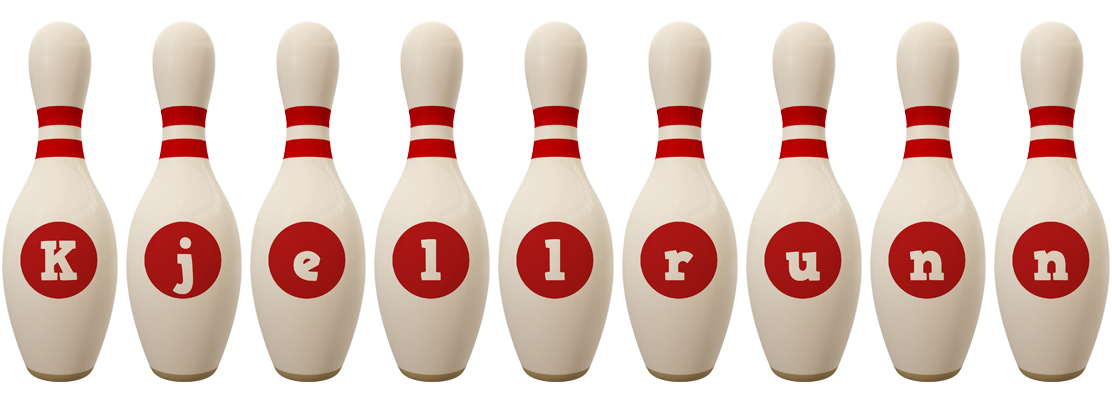 Kjellrunn bowling-pin logo