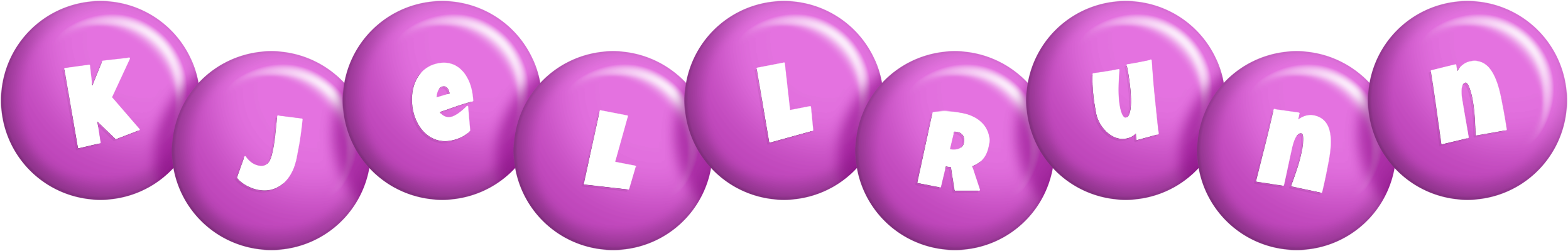 Kjellrunn candy-purple logo