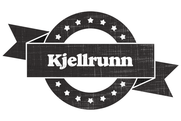 Kjellrunn grunge logo