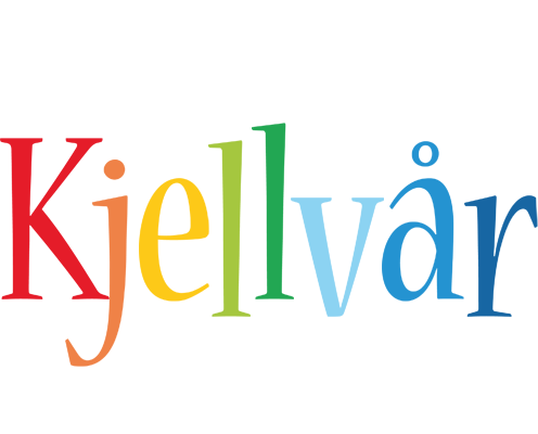 Kjellvår birthday logo