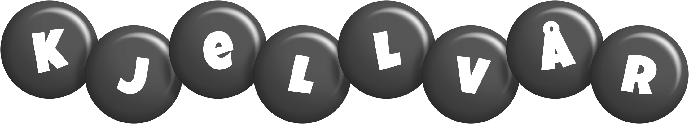Kjellvår candy-black logo