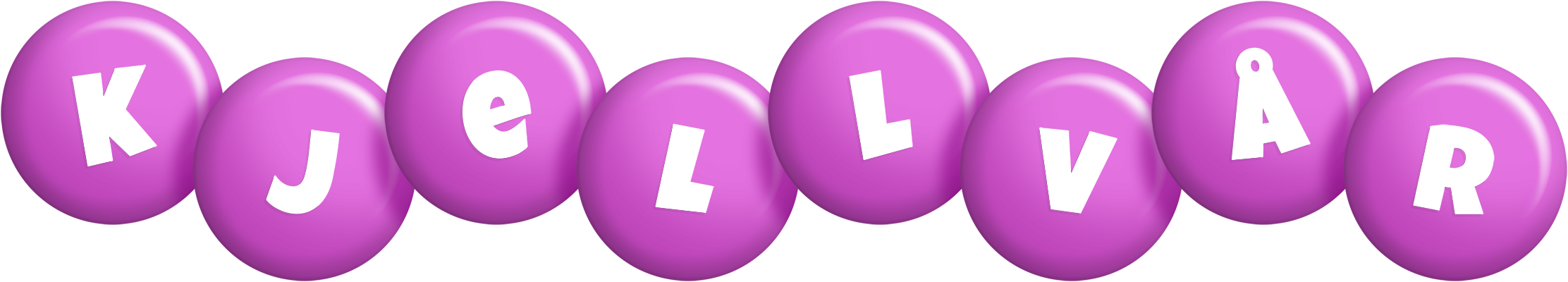 Kjellvår candy-purple logo