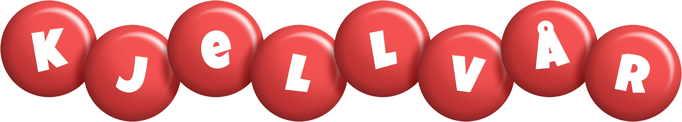 Kjellvår candy-red logo