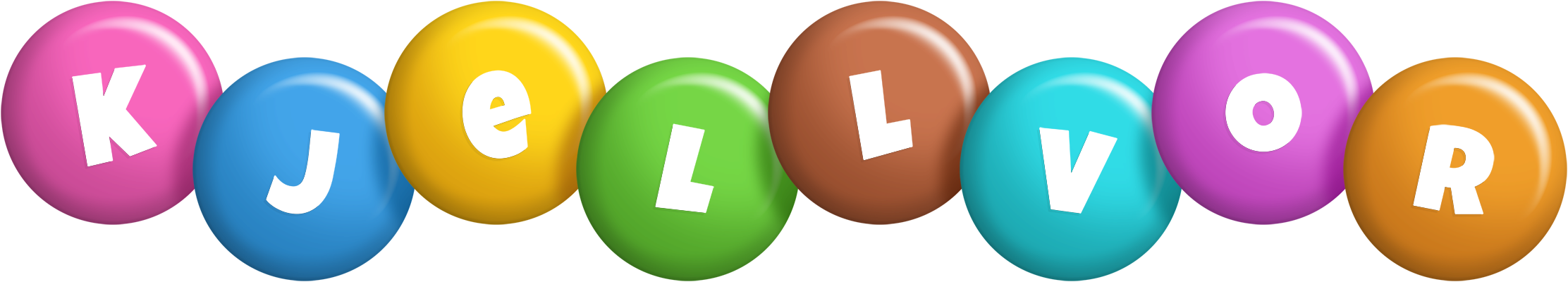 Kjellvor candy logo