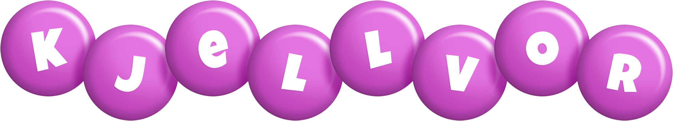 Kjellvor candy-purple logo