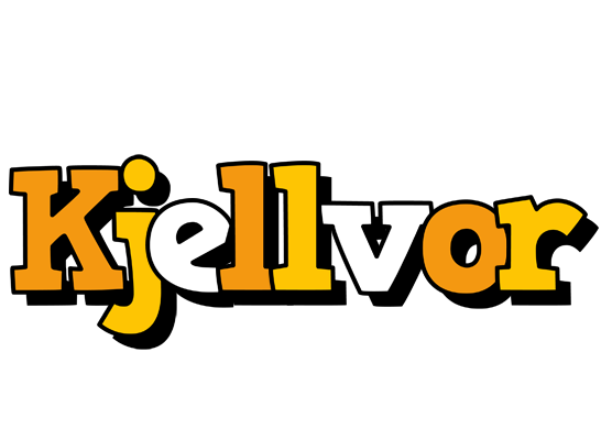 Kjellvor cartoon logo