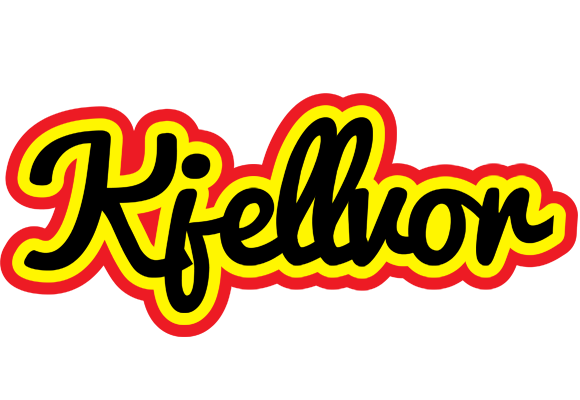 Kjellvor flaming logo