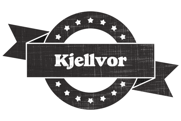 Kjellvor grunge logo
