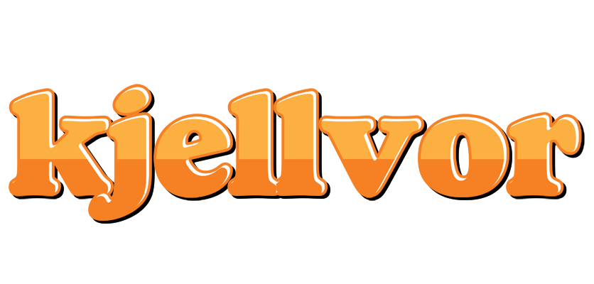 Kjellvor orange logo